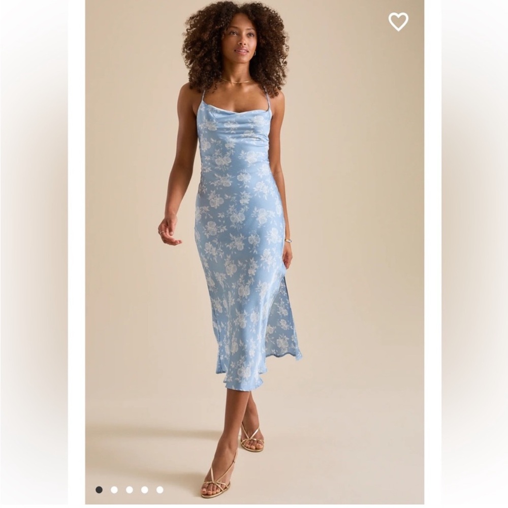 Alter’d state Elegant Blue Floral Dress